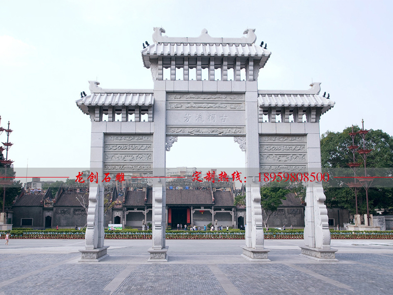 新農(nóng)村牌坊制作用什么石材？需要注意什么？